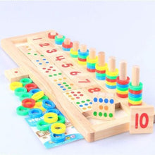 Load image into Gallery viewer, Tableau d’enseignement des mathématiques en bois
