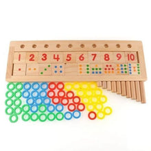 Load image into Gallery viewer, Tableau d’enseignement des mathématiques en bois