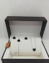 Load image into Gallery viewer, Ensemble coeur d'Argent 925
