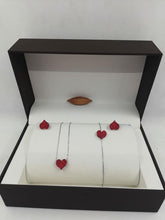 Load image into Gallery viewer, Ensemble coeur d'Argent 925
