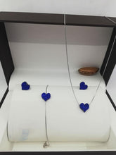 Load image into Gallery viewer, Ensemble coeur d'Argent 925
