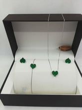 Load image into Gallery viewer, Ensemble coeur d'Argent 925
